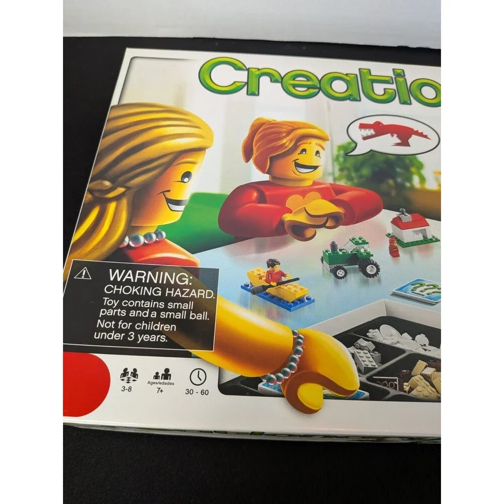 Lego Creationary Game 3844 Complete with Manual Box and Pieces Family Fun Create